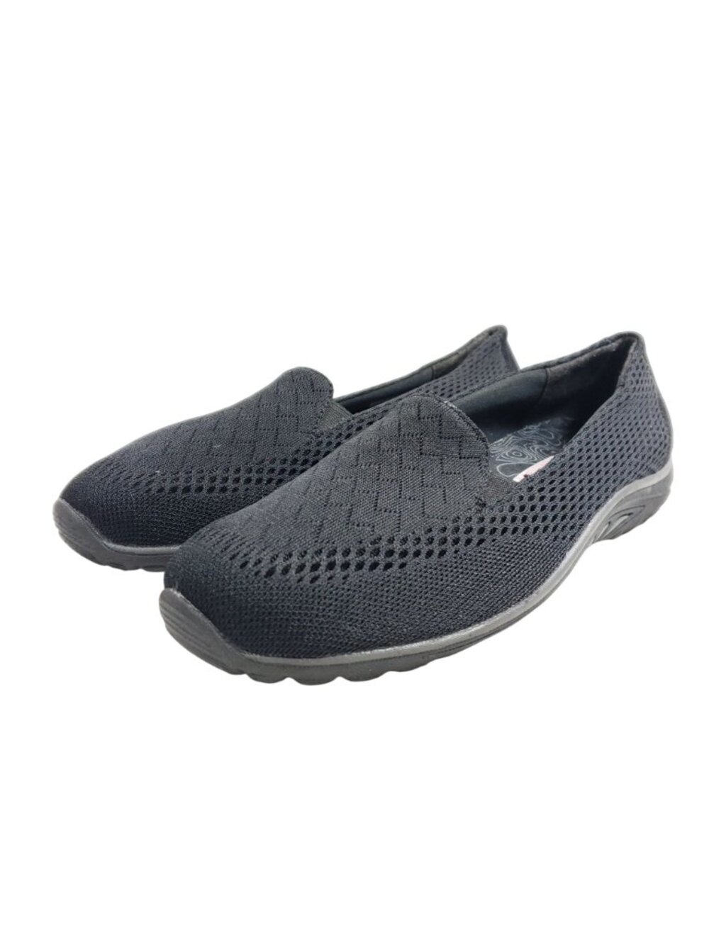 Skechers Womens Black Mesh Slip-On Comfort Shoes Size 8.5 US Memory Foam Lightwe - Picture 2 of 9